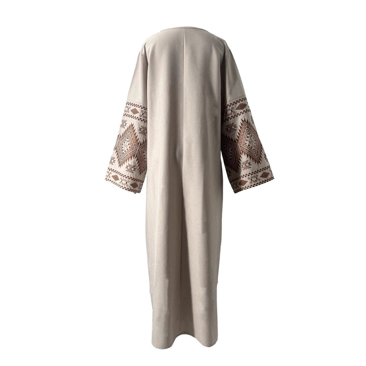 Damer Mode Abaya-klänning med påkostade manschetter Mirla-Eva Jonsson