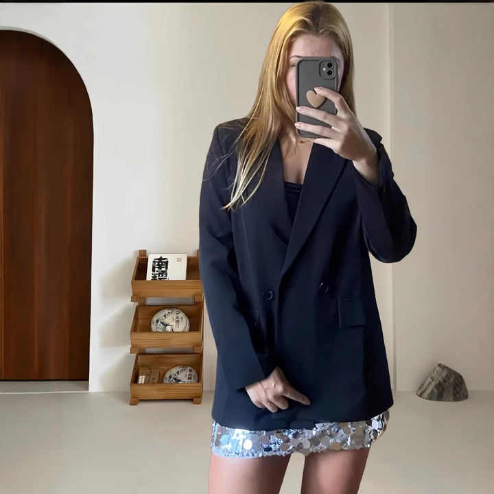 Damer Mode Oversized Blazer Mirla-Eva Jonsson