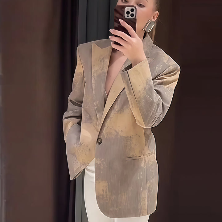 Damer Mode Oversized-blazer med strukturerad design Mirla-Eva Jonsson