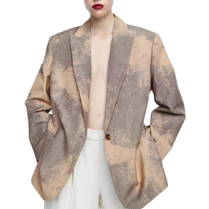 Damer Mode Oversized-blazer med strukturerad design Mirla-Eva Jonsson