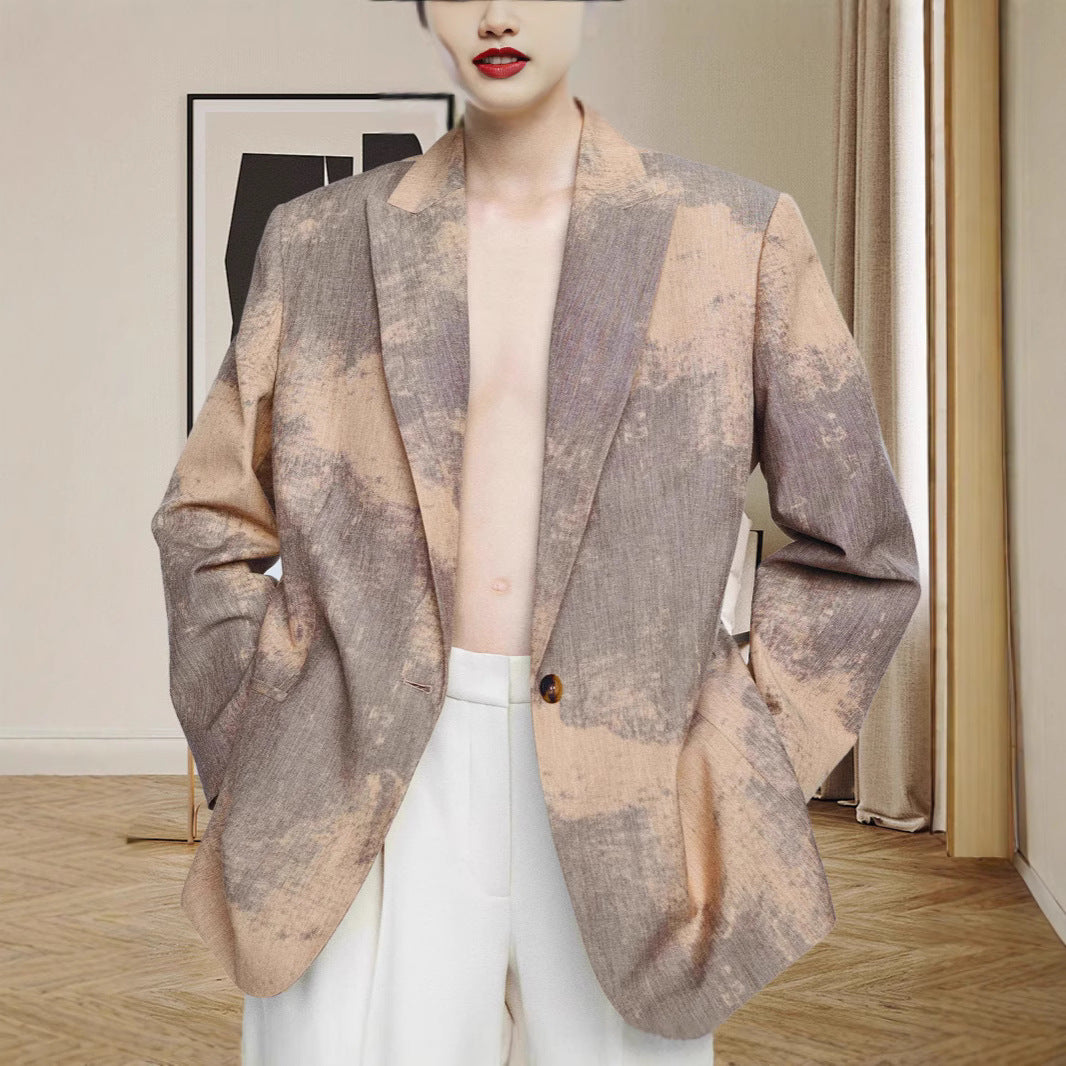 Damer Mode Oversized-blazer med strukturerad design Mirla-Eva Jonsson