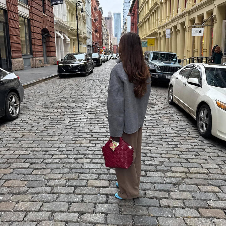 Damer Mode Oversized-jacka i högkvalitativ ullmix Mirla-Eva Jonsson