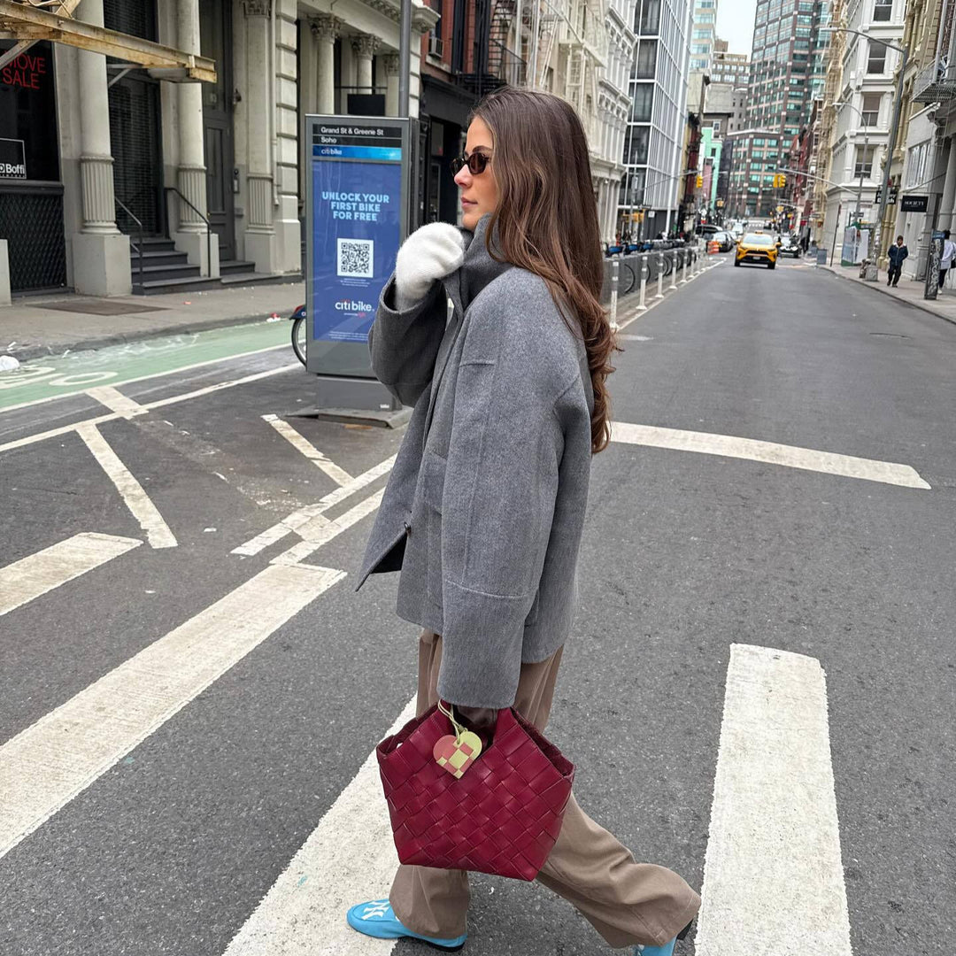 Damer Mode Oversized-jacka i högkvalitativ ullmix Mirla-Eva Jonsson