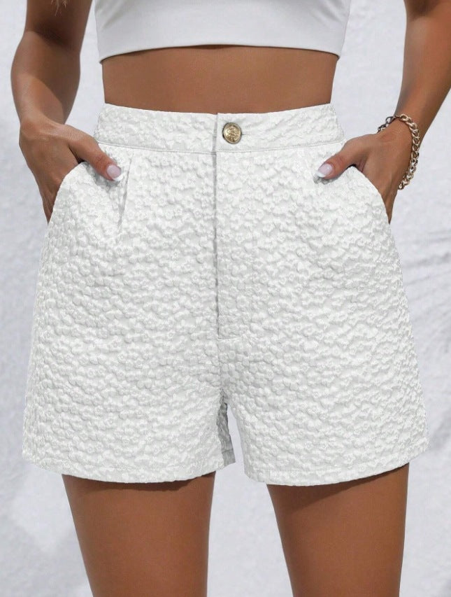 Damer Mode Shorts med blommönster Mirla-Eva Jonsson