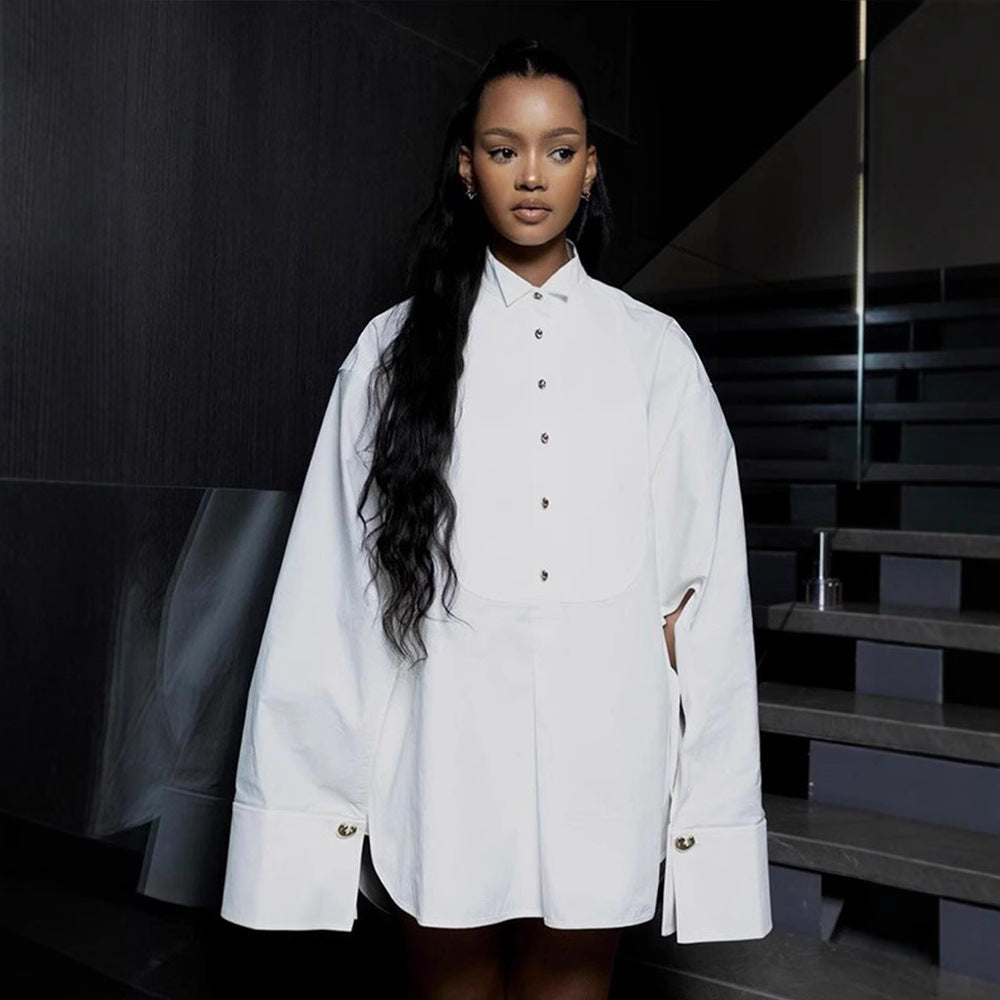 Damer Mode Skjorta Blus med Voluminösa Ärmar Mirla-Eva Jonsson