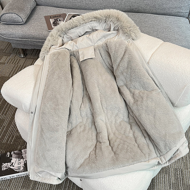 Damer Mode Vinterparkas med mysigt foder och praktiska fickor Eva Jonsson-Eva Jonsson