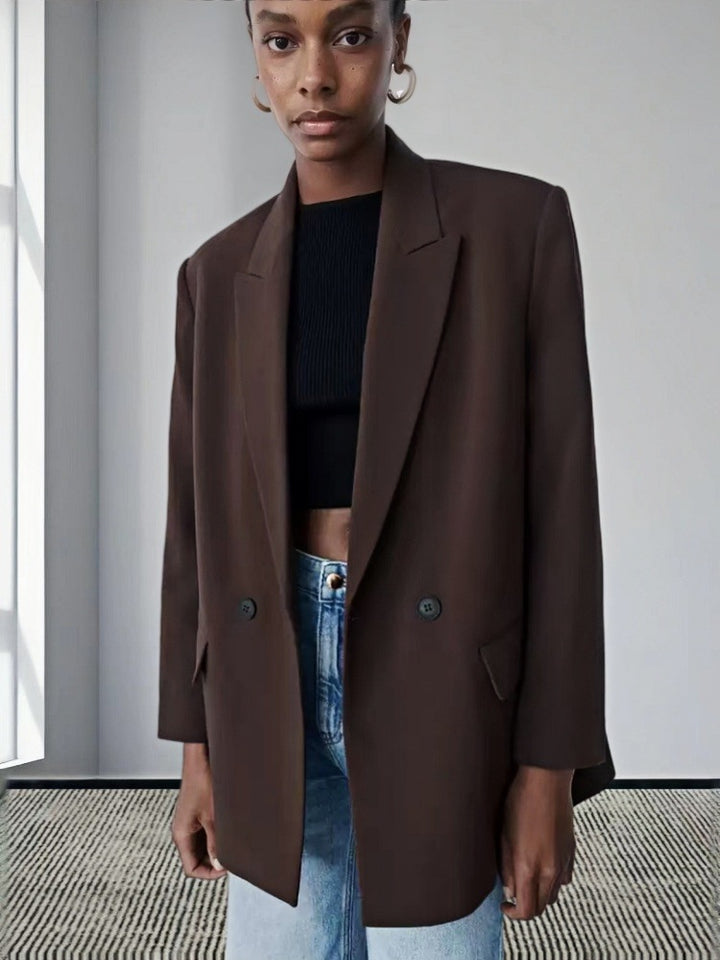 Damer Mode och elegant oversized blazer Mirla-Eva Jonsson
