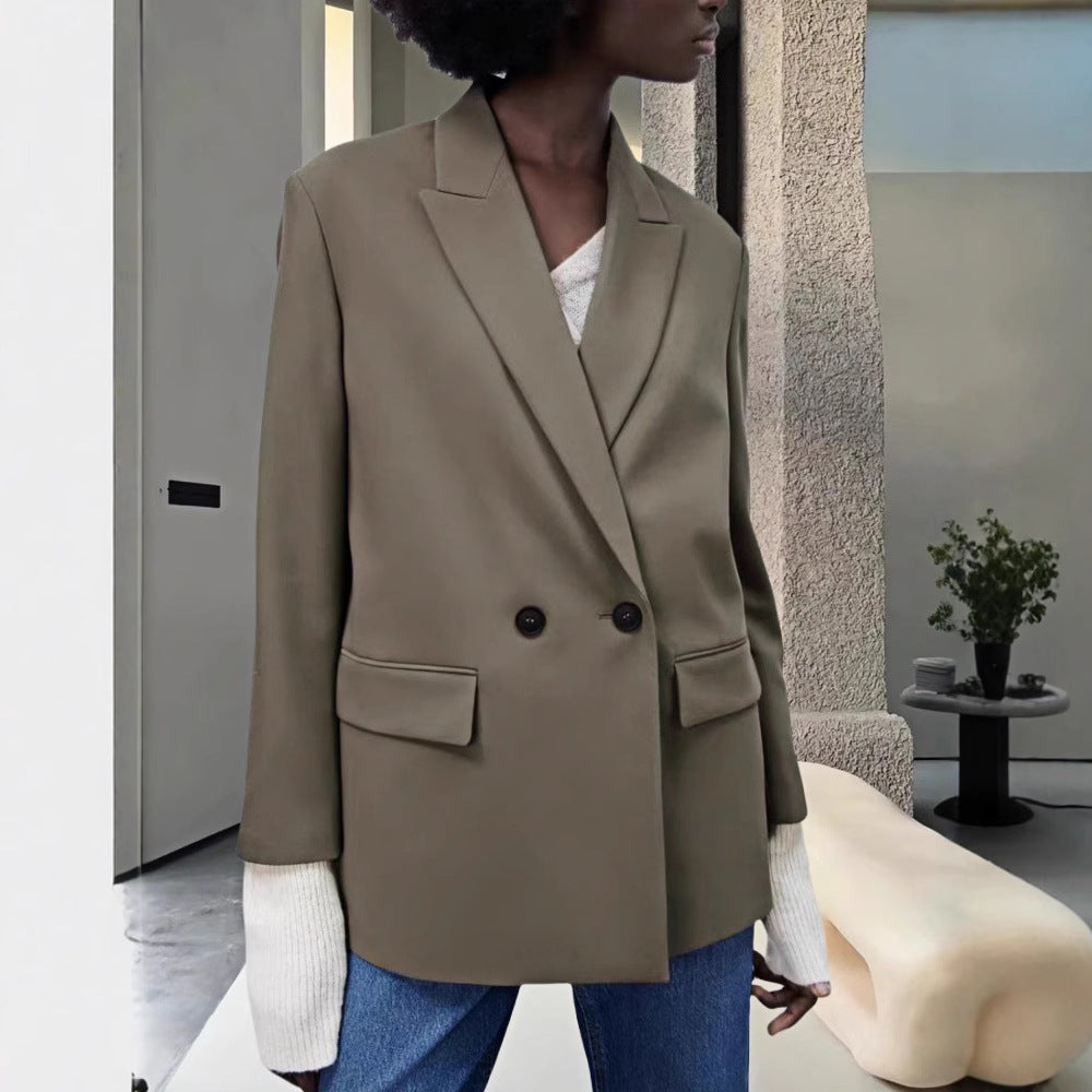 Damer Mode och elegant oversized blazer Mirla-Eva Jonsson