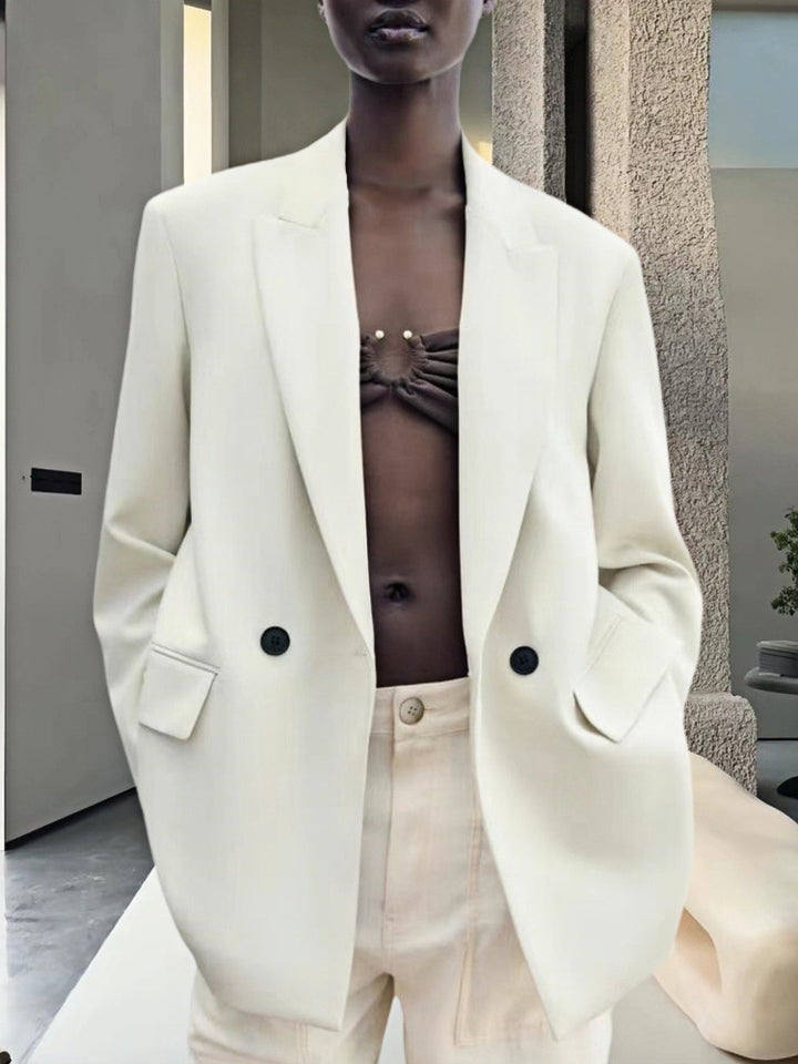Damer Mode och elegant oversized blazer Mirla-Eva Jonsson