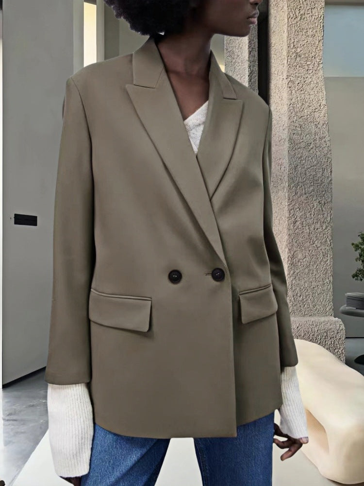Damer Mode och elegant oversized blazer Mirla-Eva Jonsson