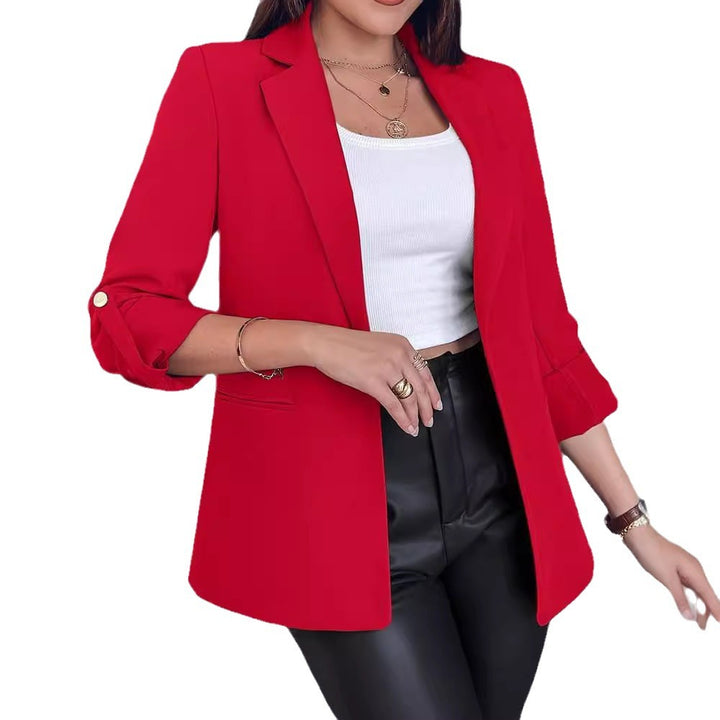 Damer Moderiktig Blazer med avslappnad midjedefinition och stiligt revers Mirla-Eva Jonsson