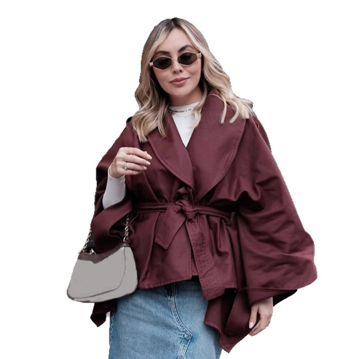 Damer Moderiktig Oversized-Trenchcoat med Midjebälte Mirla-Eva Jonsson