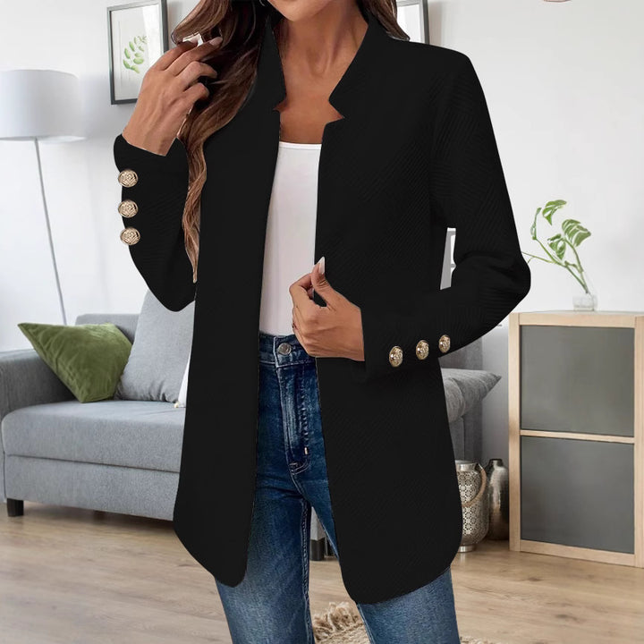 Damer Modern Blazerjacka med strukturerad design och eleganta knapppdetaljer Mirla-Eva Jonsson