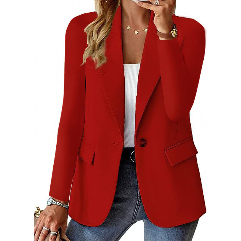 Damer Modern Skräddarsydd Blazer med eleganta Knappar Mirla-Eva Jonsson