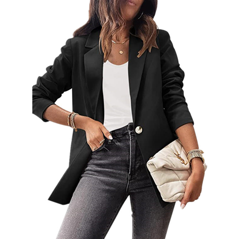 Damer Modernt Blazer med eleganta knappdetaljer Mirla-Eva Jonsson