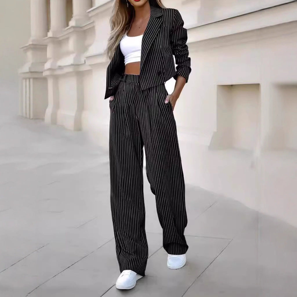 Damer Modernt Blazer- och Byxset Mirla-Eva Jonsson