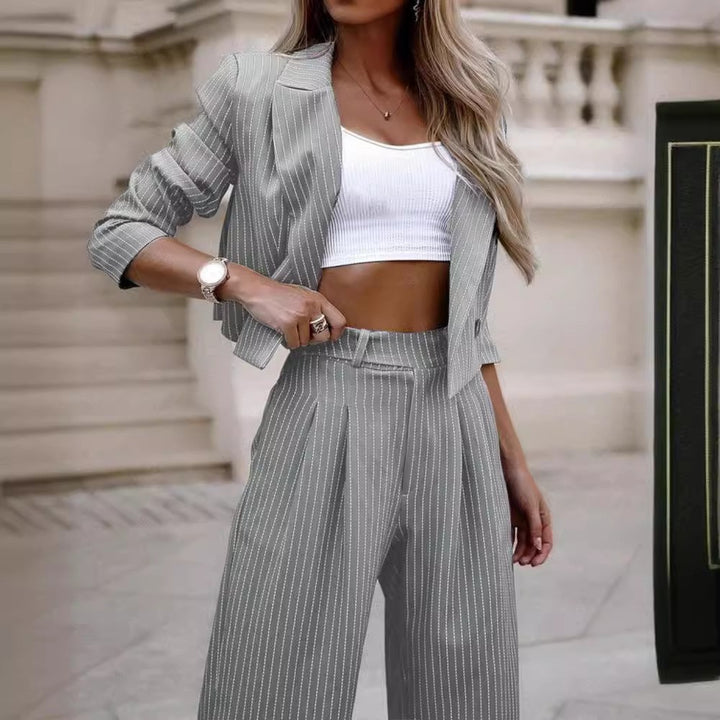 Damer Modernt Blazer- och Byxset Mirla-Eva Jonsson