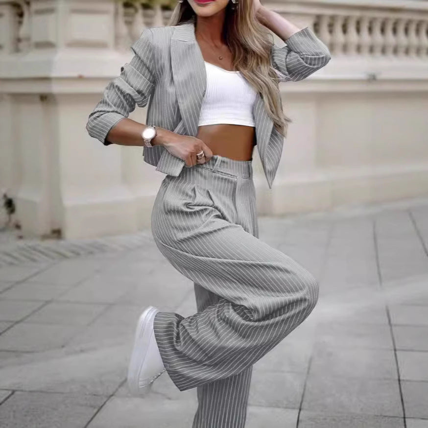 Damer Modernt Blazer- och Byxset Mirla-Eva Jonsson