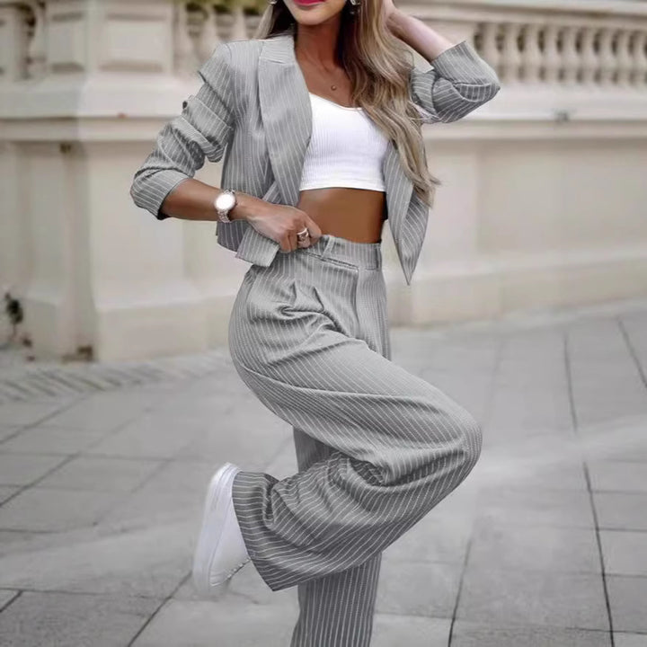 Damer Modernt Blazer- och Byxset Mirla-Eva Jonsson