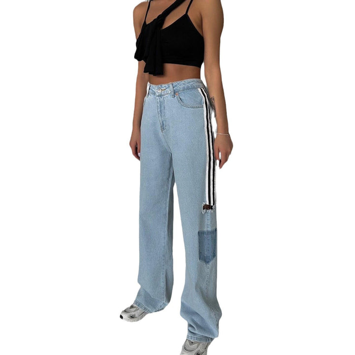 Damer Modetrend High-Waist Jeans med avslappnad passform Mirla-Eva Jonsson