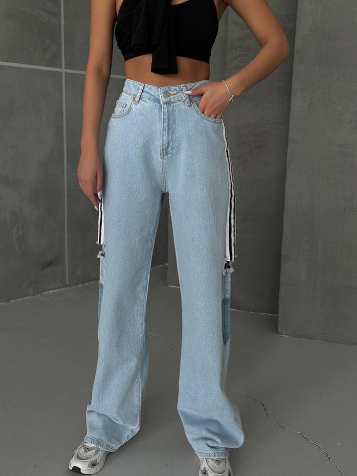 Damer Modetrend High-Waist Jeans med avslappnad passform Mirla-Eva Jonsson