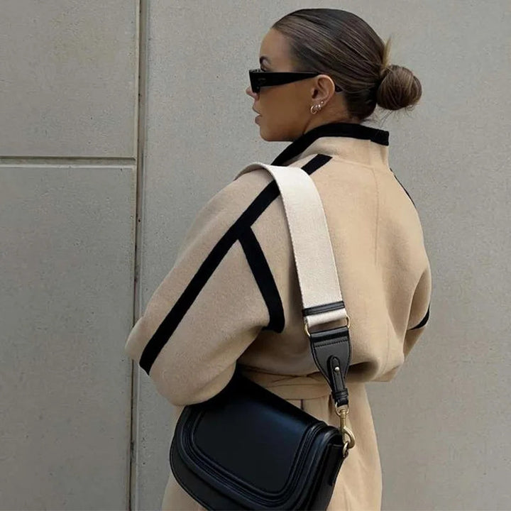 Damer Modetrend Wrap-jacka med grafisk design Mirla-Eva Jonsson
