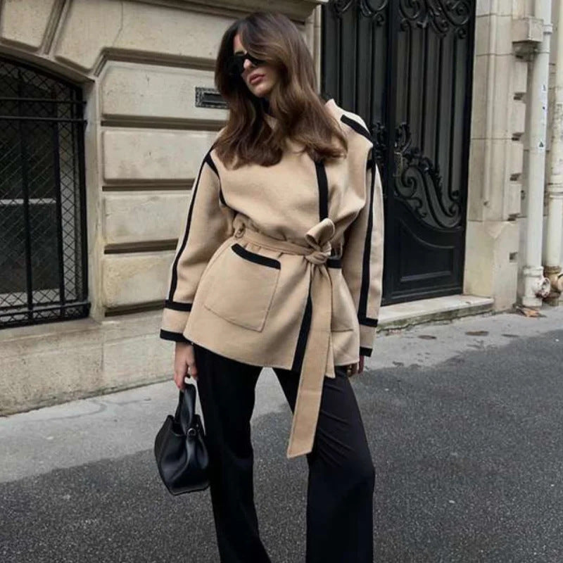 Damer Modetrend Wrap-jacka med grafisk design Mirla-Eva Jonsson