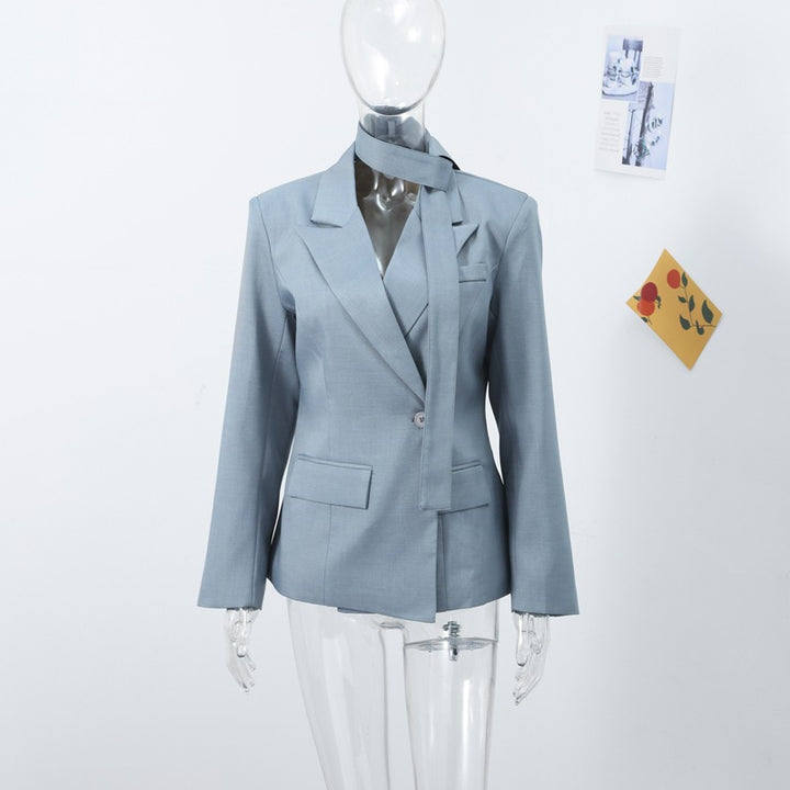 Damer Modig Blazer med elegant sjalkrage och figursydd design Mirla-Eva Jonsson