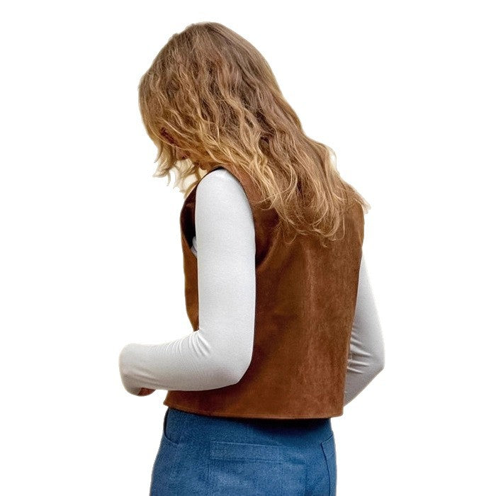 Damer Modig Mockajacka med eleganta knappr detaljer Mirla-Eva Jonsson