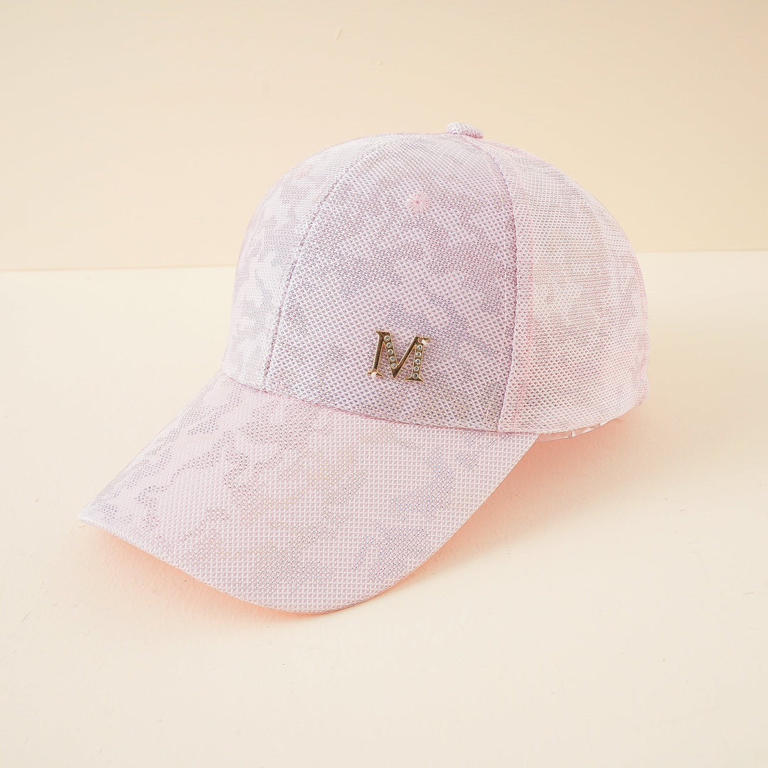 Damer Modisch Baseballkeps med Stilfullt Mesh-design och Glitterapplikation Mirla-Eva Jonsson