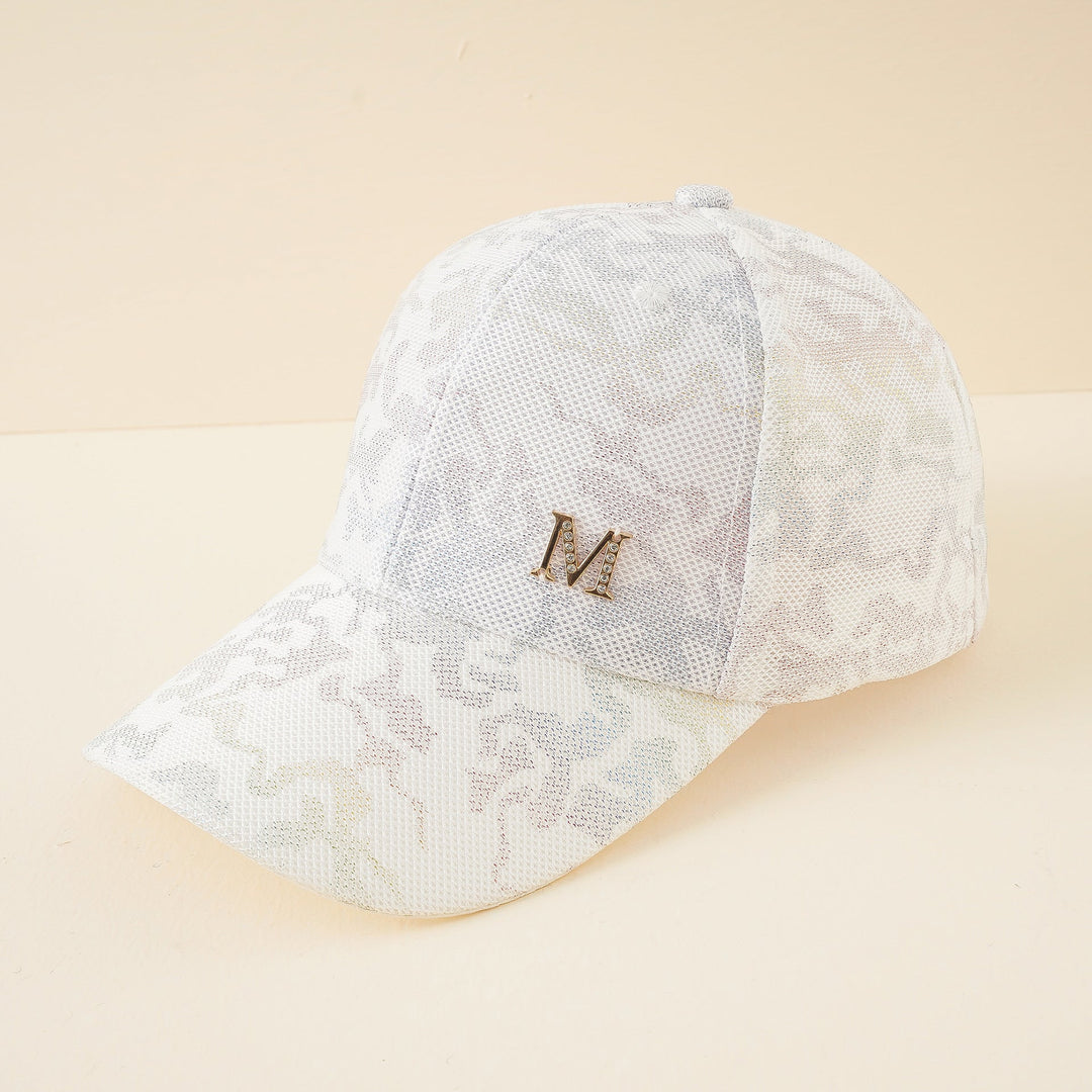 Damer Modisch Baseballkeps med Stilfullt Mesh-design och Glitterapplikation Mirla-Eva Jonsson
