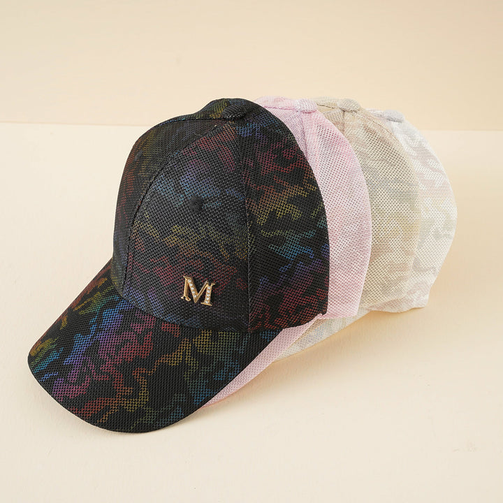 Damer Modisch Baseballkeps med Stilfullt Mesh-design och Glitterapplikation Mirla-Eva Jonsson