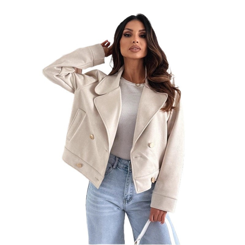 Damer Modisch Cropped Jacka Mirla-Eva Jonsson