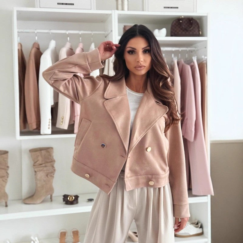 Damer Modisch Cropped Jacka Mirla-Eva Jonsson
