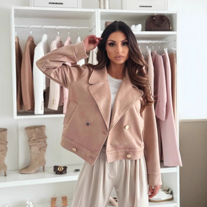Damer Modisch Cropped Jacka Mirla-Eva Jonsson