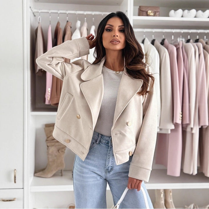 Damer Modisch Cropped Jacka Mirla-Eva Jonsson