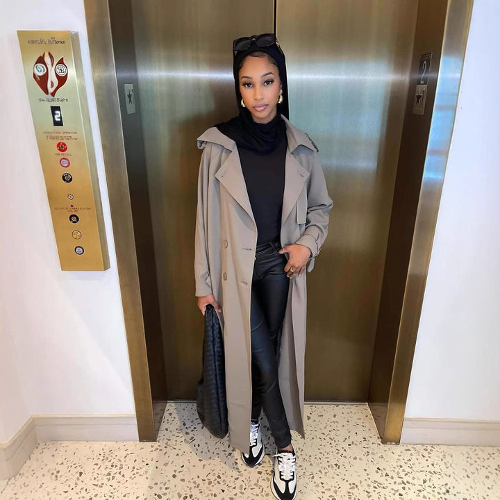 Damer Modish Oversized Trenchcoat Mirla-Eva Jonsson