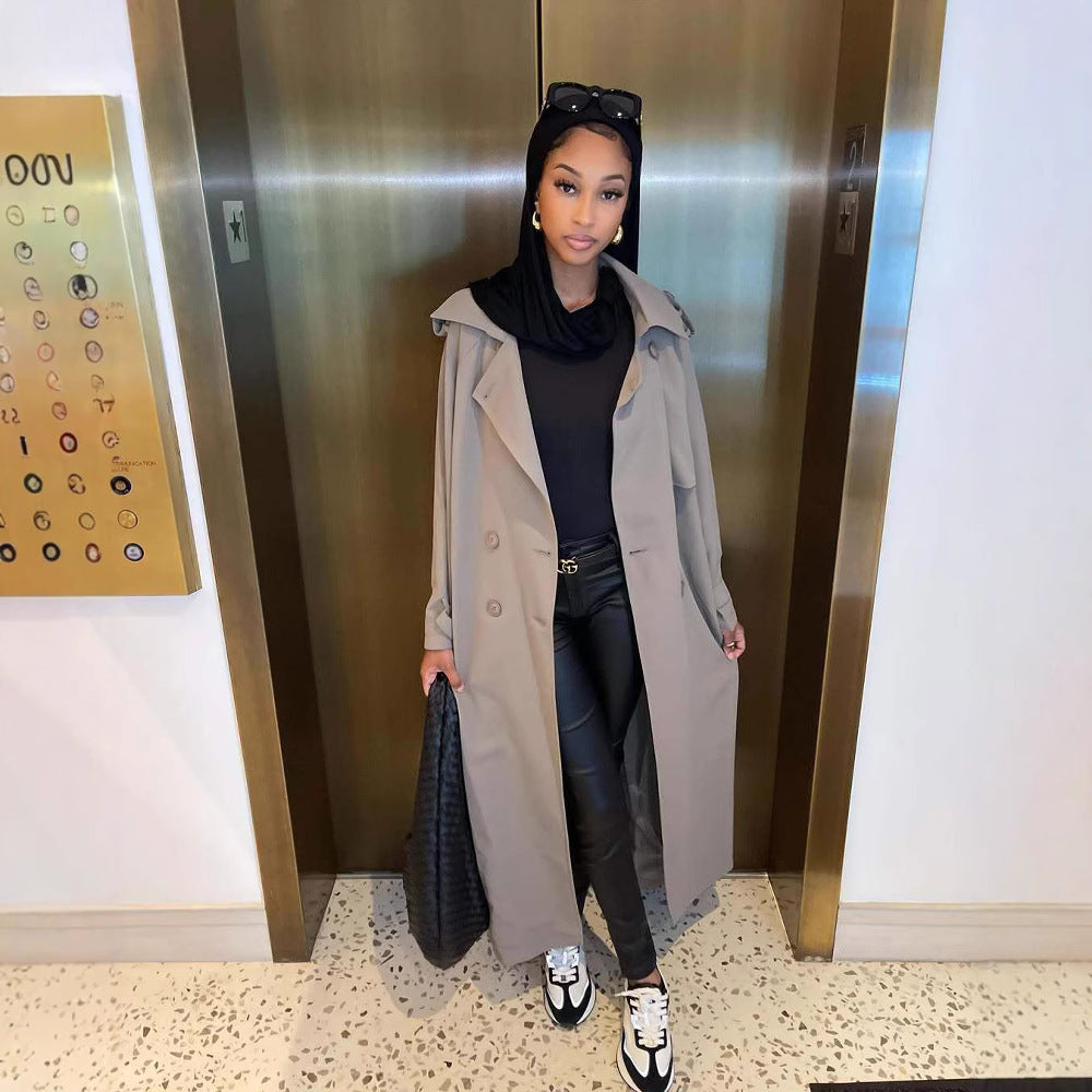 Damer Modish Oversized Trenchcoat Mirla-Eva Jonsson