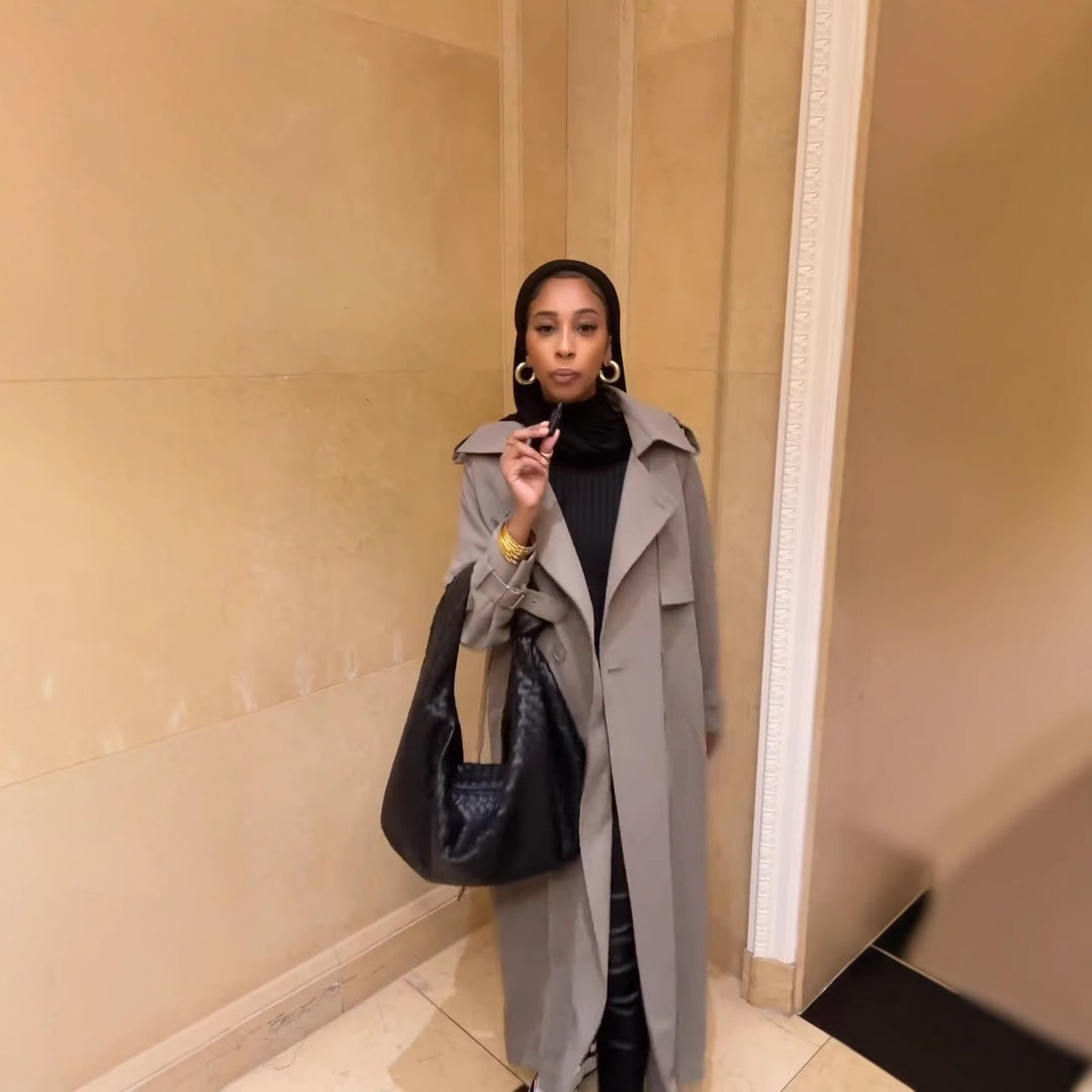 Damer Modish Oversized Trenchcoat Mirla-Eva Jonsson