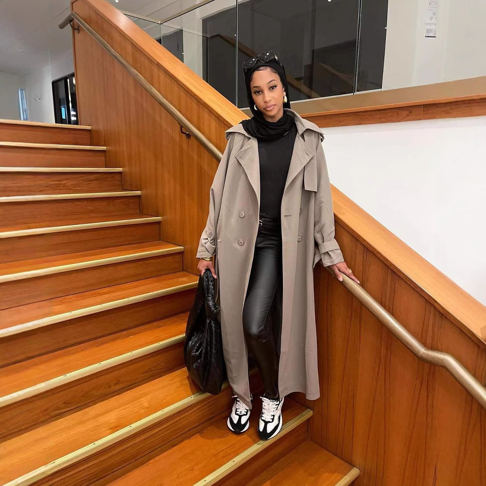Damer Modish Oversized Trenchcoat Mirla-Eva Jonsson