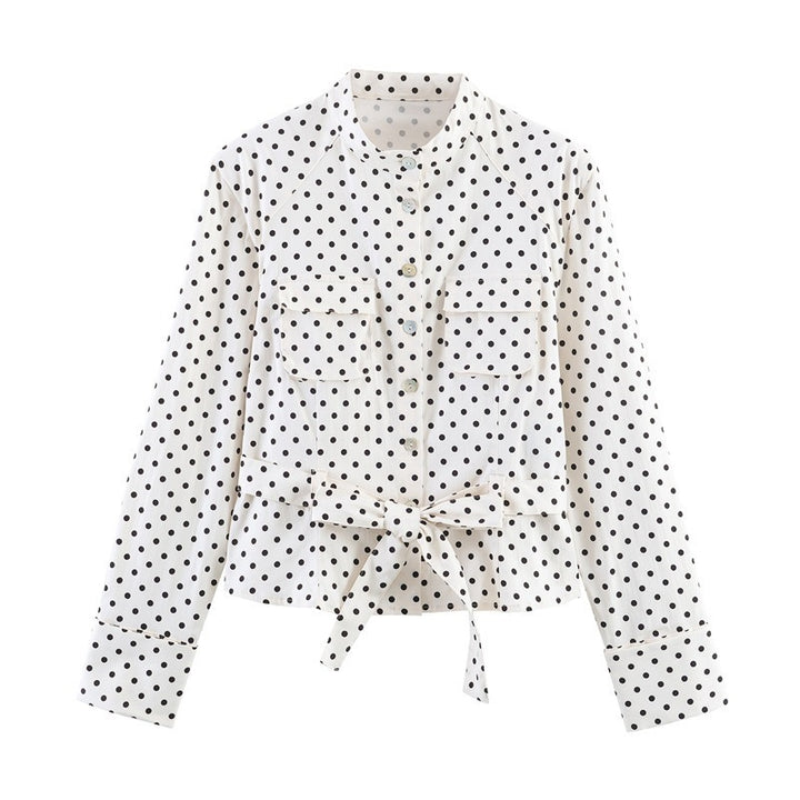Damer Modiska Culotte-byxor i tidlös prickdesign Mirla-Eva Jonsson
