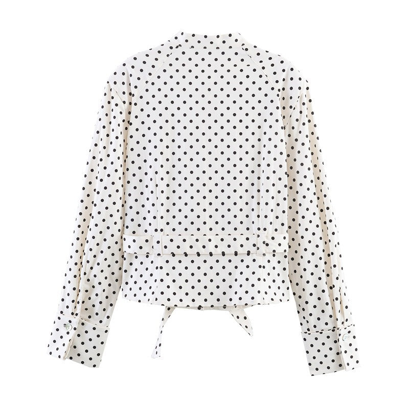 Damer Modiska Culotte-byxor i tidlös prickdesign Mirla-Eva Jonsson