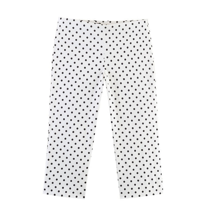 Damer Modiska Culotte-byxor i tidlös prickdesign Mirla-Eva Jonsson