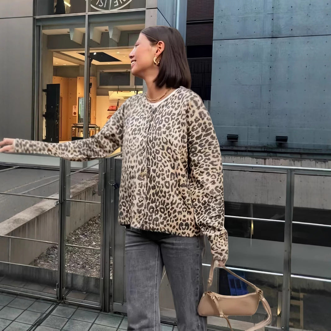 Damer Mönstrad Tröja Mirla-Eva Jonsson