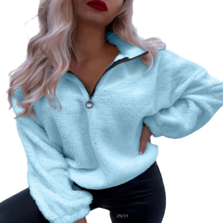 Damer Mysig Hoodie i Teddyfleece Mirla-Eva Jonsson