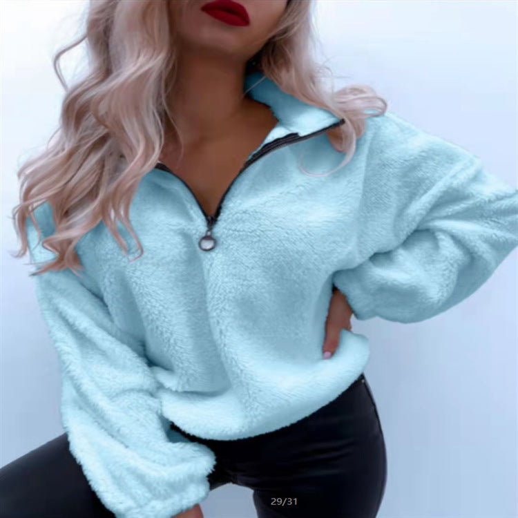 Damer Mysig Hoodie i Teddyfleece Mirla-Eva Jonsson
