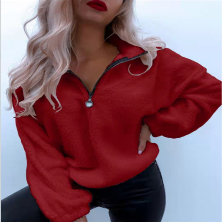 Damer Mysig Hoodie i Teddyfleece Mirla-Eva Jonsson