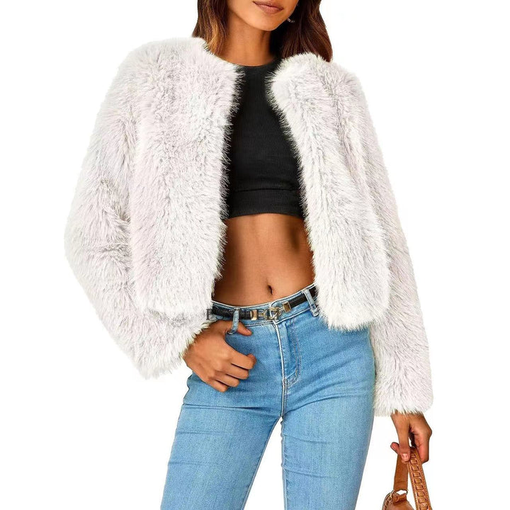 Damer Mysig Korts Fuskpälsjacka Mirla-Eva Jonsson