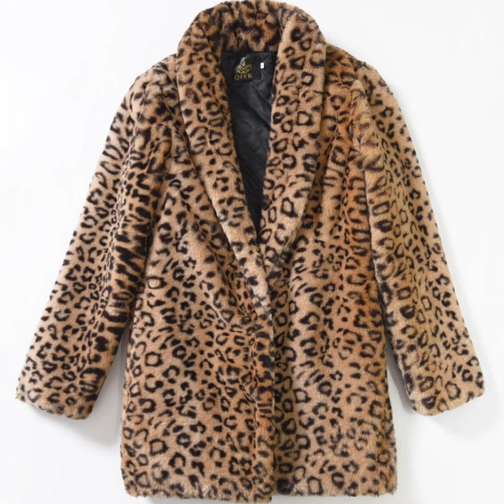 Damer Mysig Leopardskinnjacka Mirla-Eva Jonsson