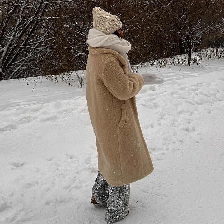 Damer Mysig Oversized Pälskappa Mirla-Eva Jonsson